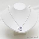 撮影やディスプレイ用の業者向けペンダントネックレススタンド　トルソー型(ホワイト)